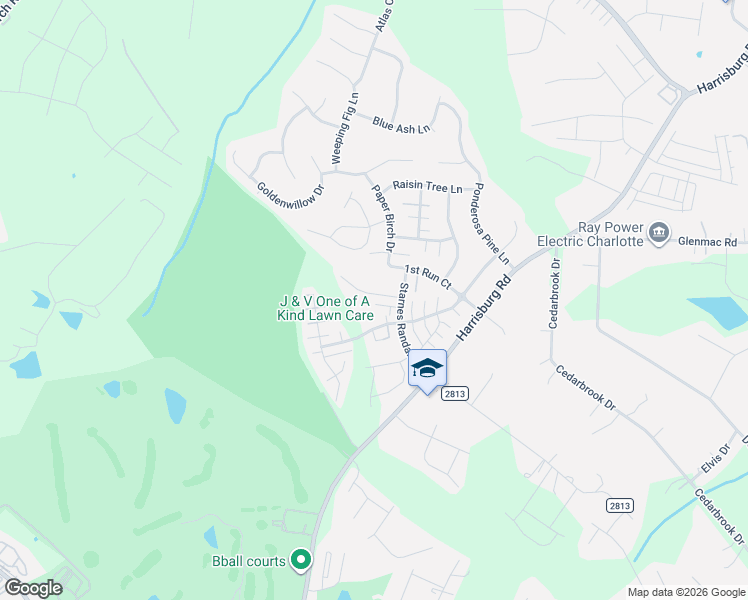 map of restaurants, bars, coffee shops, grocery stores, and more near in Charlotte