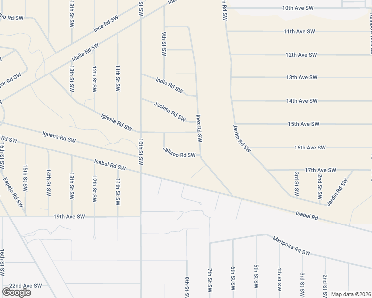 map of restaurants, bars, coffee shops, grocery stores, and more near Iglesia Road Southwest in Rio Rancho
