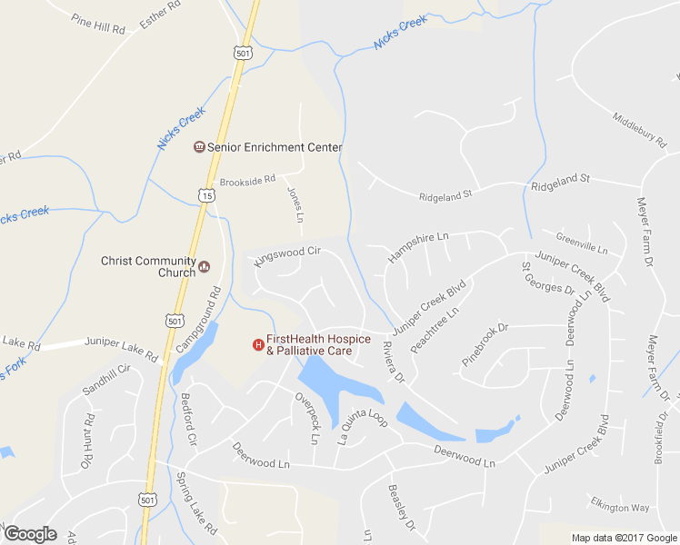 map of restaurants, bars, coffee shops, grocery stores, and more near 240 Kingswood Circle in Pinehurst