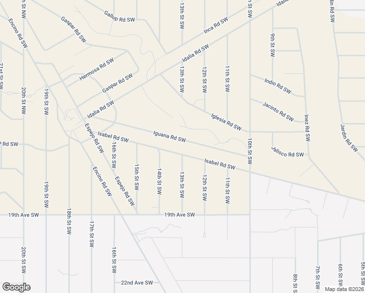 map of restaurants, bars, coffee shops, grocery stores, and more near 1224 Iguana Road Southwest in Rio Rancho