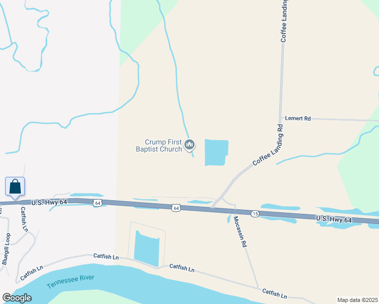 map of restaurants, bars, coffee shops, grocery stores, and more near in Crump