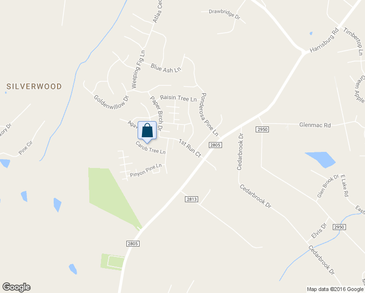 map of restaurants, bars, coffee shops, grocery stores, and more near 8811 1st Run Ct in Charlotte