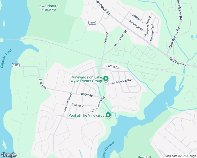 map of restaurants, bars, coffee shops, grocery stores, and more near 3245 Elyse Manor Court in Charlotte