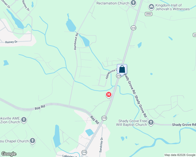 map of restaurants, bars, coffee shops, grocery stores, and more near 16 Quarter Ct in Spring Lake
