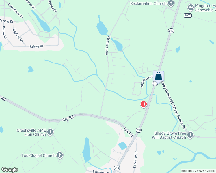 map of restaurants, bars, coffee shops, grocery stores, and more near 11 Bedford Road in Spring Lake