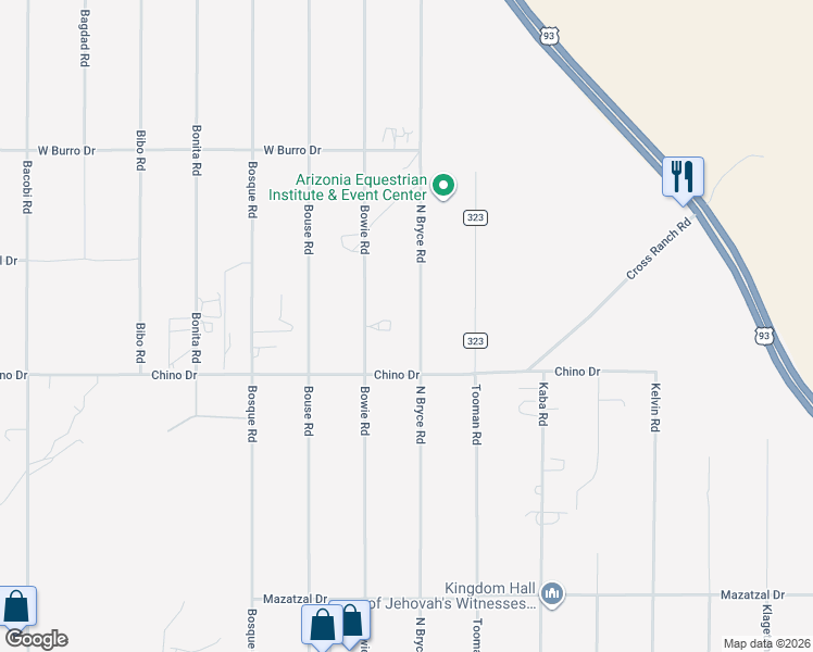 map of restaurants, bars, coffee shops, grocery stores, and more near 3577 North Bryce Road in Golden Valley