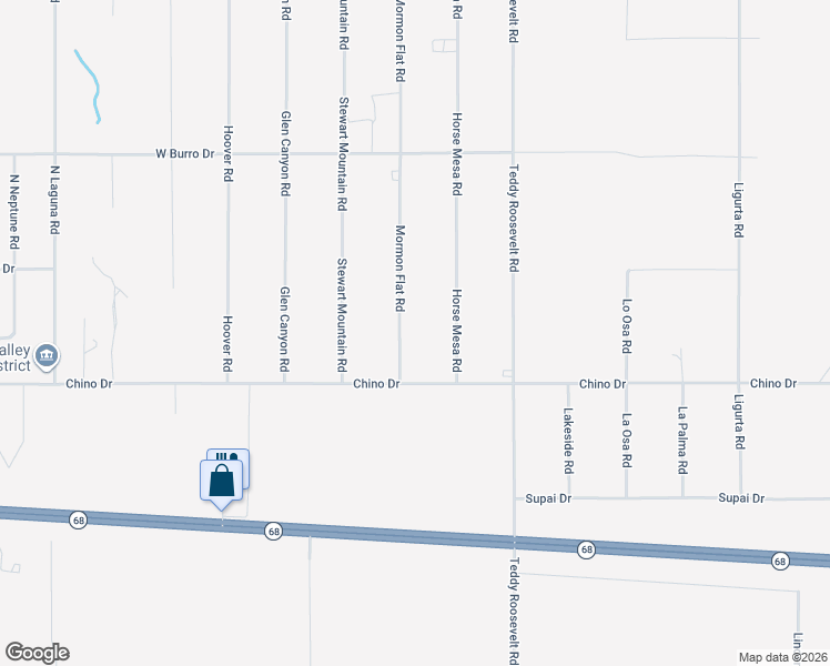map of restaurants, bars, coffee shops, grocery stores, and more near 3578 Mormon Flat Road in Golden Valley