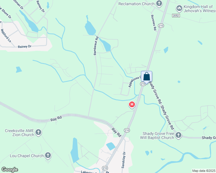 map of restaurants, bars, coffee shops, grocery stores, and more near 76 Shelby Street in Spring Lake