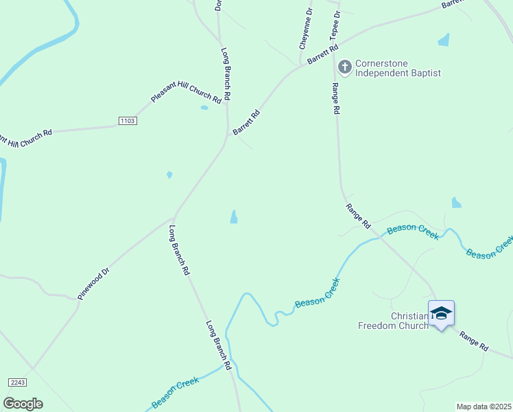 map of restaurants, bars, coffee shops, grocery stores, and more near 130 Mann Court in Kings Mountain