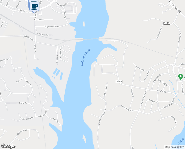 map of restaurants, bars, coffee shops, grocery stores, and more near 5136 Bright Road in Charlotte