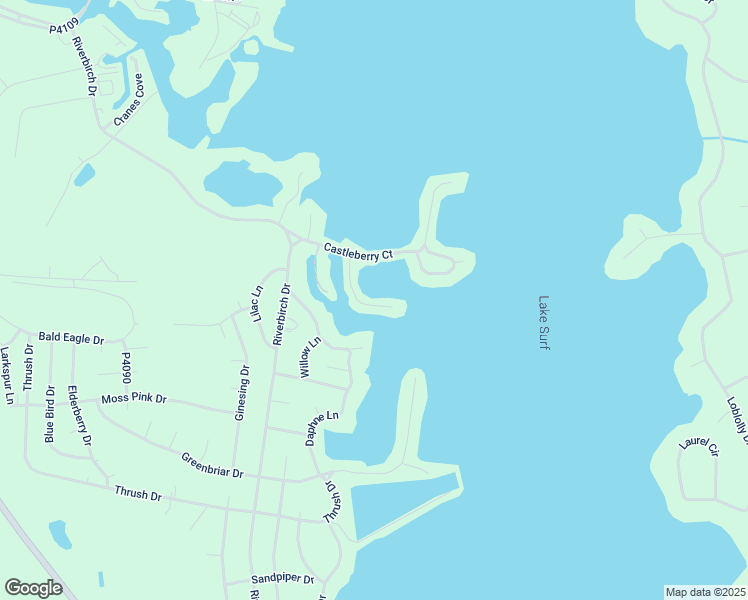 map of restaurants, bars, coffee shops, grocery stores, and more near 683 Cedar Point in Vass