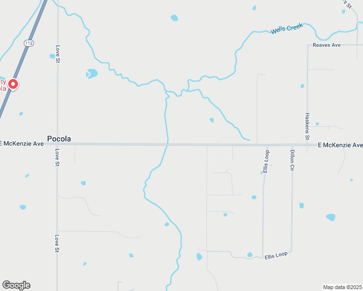 map of restaurants, bars, coffee shops, grocery stores, and more near 1304 East McKenzie Avenue in Pocola