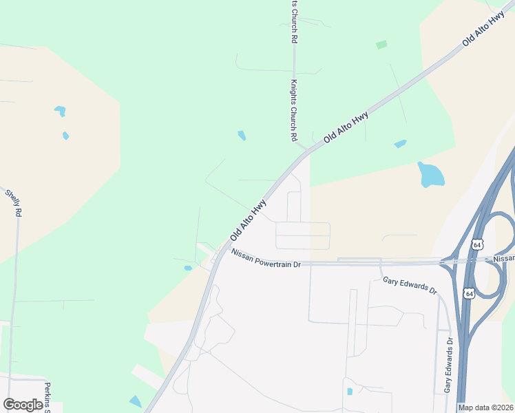 map of restaurants, bars, coffee shops, grocery stores, and more near 2743 Old Alto Highway in Decherd