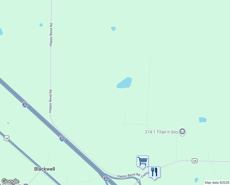 map of restaurants, bars, coffee shops, grocery stores, and more near in Blackwell
