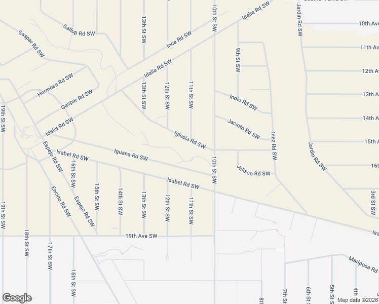 map of restaurants, bars, coffee shops, grocery stores, and more near 1109 Iguana Road Southwest in Rio Rancho