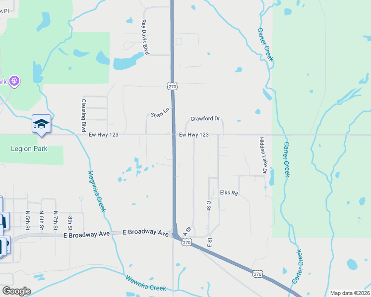 map of restaurants, bars, coffee shops, grocery stores, and more near 900 North Harvey Road in Seminole