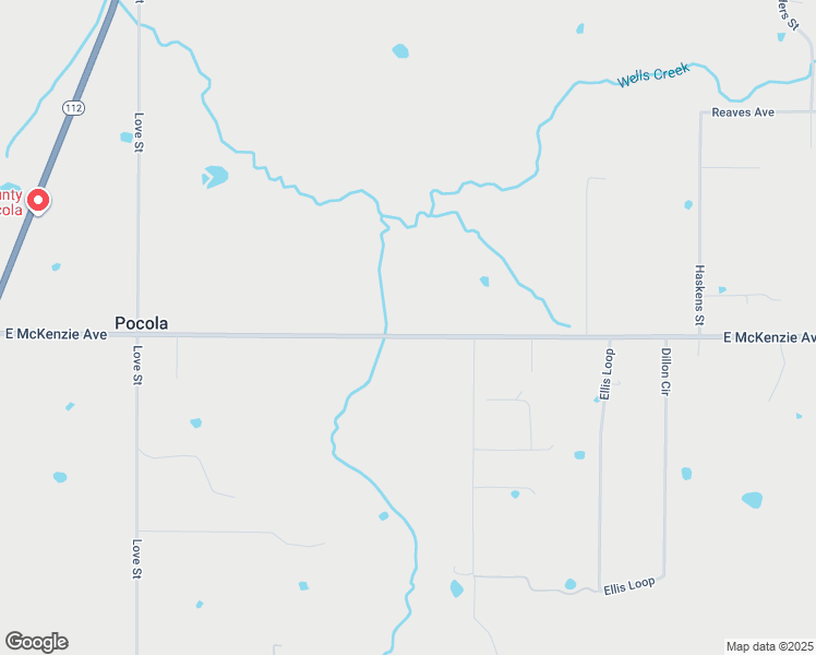map of restaurants, bars, coffee shops, grocery stores, and more near 1304 East McKenzie Avenue in Pocola