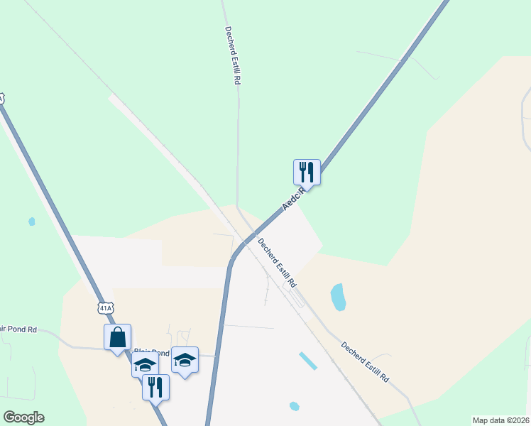 map of restaurants, bars, coffee shops, grocery stores, and more near 1660 Aedc Road in Winchester