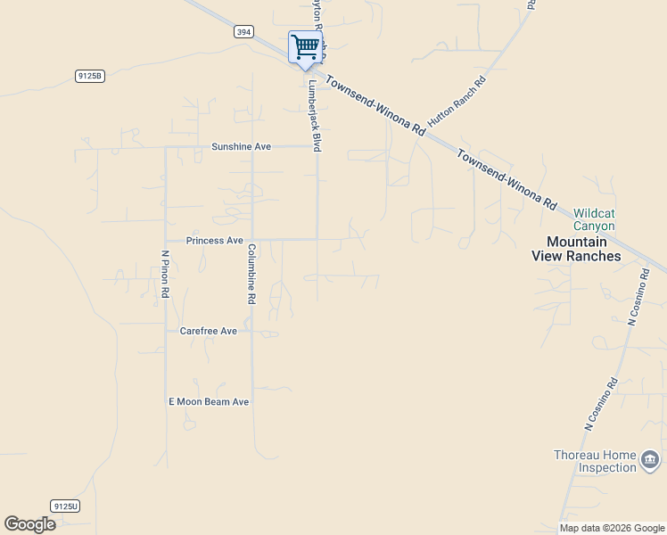 map of restaurants, bars, coffee shops, grocery stores, and more near 6499 Lumberjack Boulevard in Flagstaff