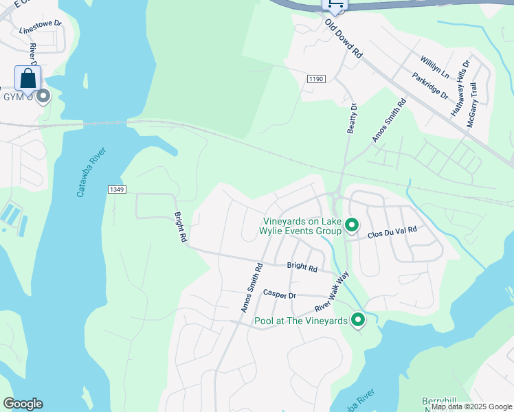 map of restaurants, bars, coffee shops, grocery stores, and more near 5815 Lavaux Court in Charlotte