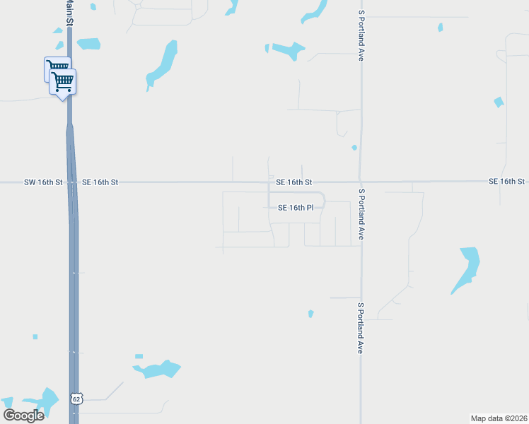 map of restaurants, bars, coffee shops, grocery stores, and more near 1082 Southeast 16th Terrace in Newcastle