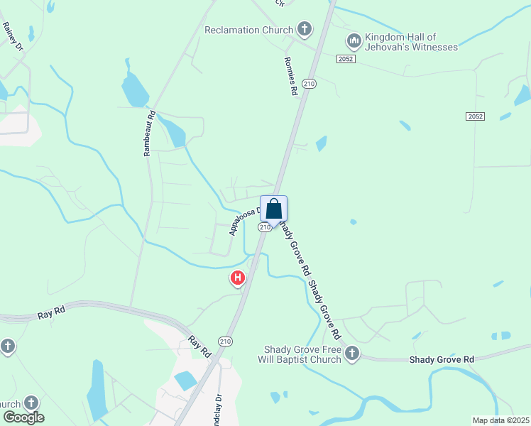 map of restaurants, bars, coffee shops, grocery stores, and more near 27 Appaloosa Drive in Spring Lake