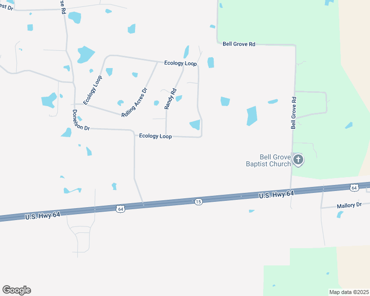 map of restaurants, bars, coffee shops, grocery stores, and more near 270 Ecology Loop in Hickory Withe