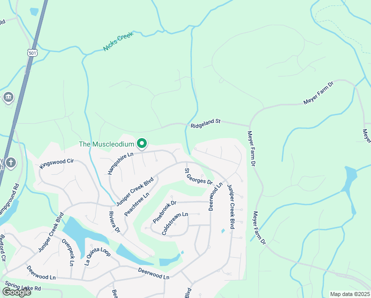 map of restaurants, bars, coffee shops, grocery stores, and more near 3 Lenoir Court in Pinehurst
