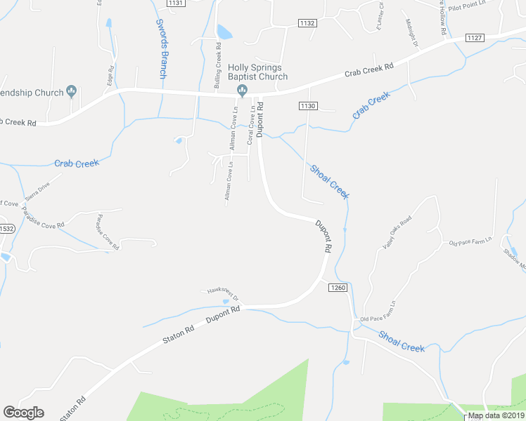 map of restaurants, bars, coffee shops, grocery stores, and more near 416 Dupont Road in Hendersonville