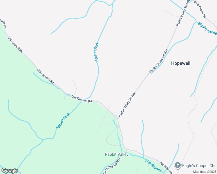 map of restaurants, bars, coffee shops, grocery stores, and more near 4180 Old Freewill Road in Cleveland