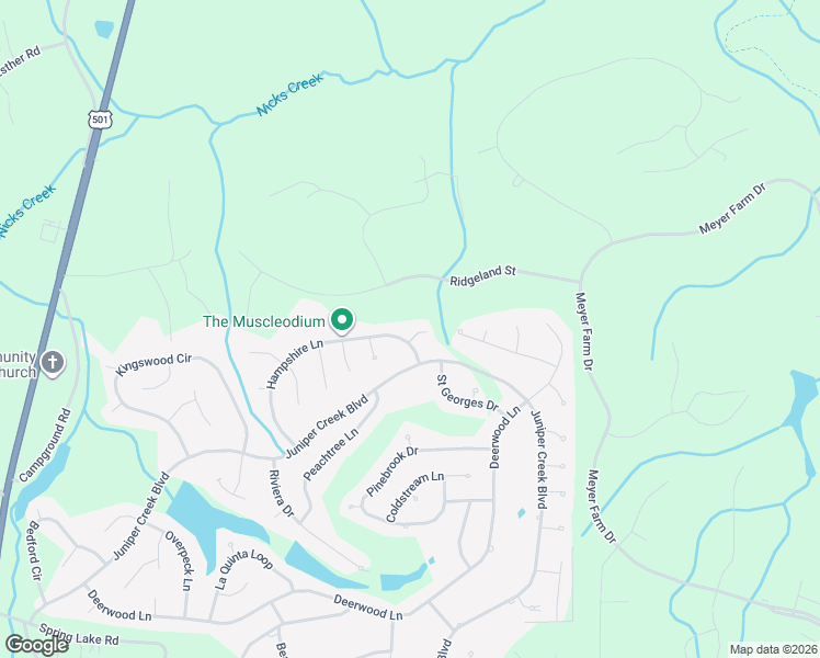 map of restaurants, bars, coffee shops, grocery stores, and more near 6 Lenoir Court in Pinehurst