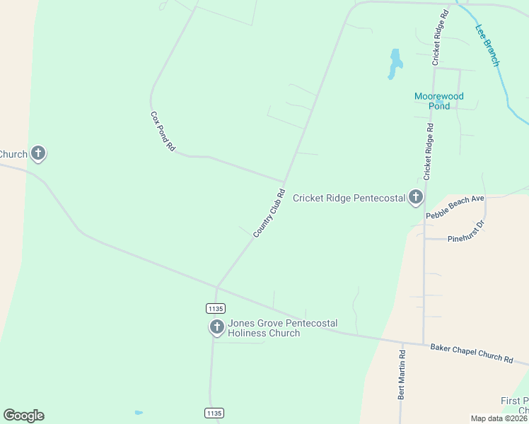 map of restaurants, bars, coffee shops, grocery stores, and more near 868 Country Club Rd in Mt Olive