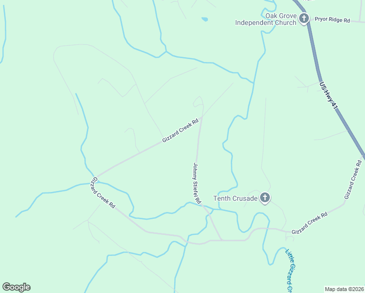 map of restaurants, bars, coffee shops, grocery stores, and more near 625 Johnny Stiefel Road in Sequatchie