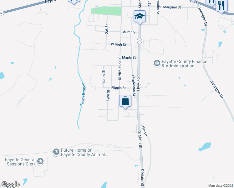 map of restaurants, bars, coffee shops, grocery stores, and more near 907 South Somerville Street in Somerville