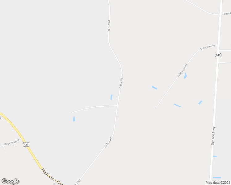 map of restaurants, bars, coffee shops, grocery stores, and more near 859 O B J Road in Godwin