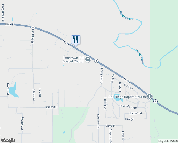 map of restaurants, bars, coffee shops, grocery stores, and more near 108 Dawson Road in Eufaula