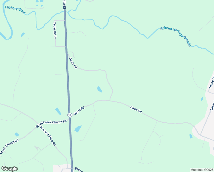 map of restaurants, bars, coffee shops, grocery stores, and more near 138 Davis Road in Shelby