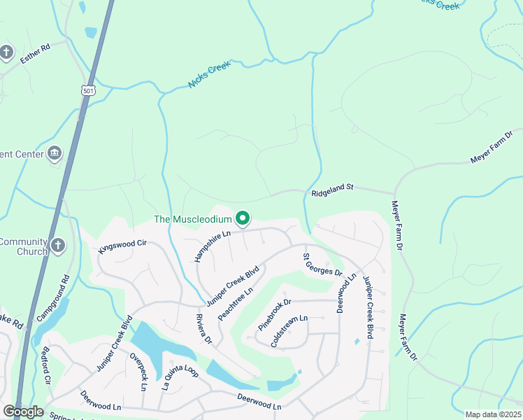 map of restaurants, bars, coffee shops, grocery stores, and more near 29 Ridgeland Street in Pinehurst