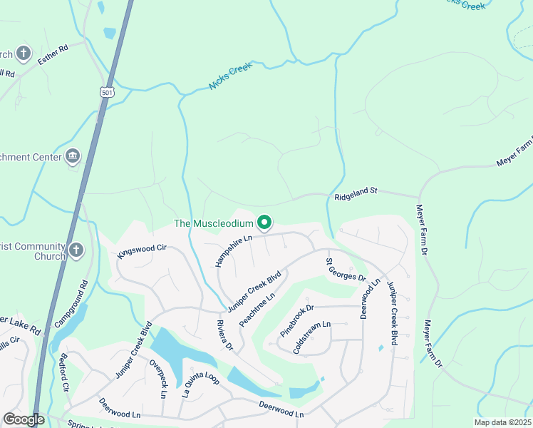map of restaurants, bars, coffee shops, grocery stores, and more near 33 Ridgeland Street in Pinehurst