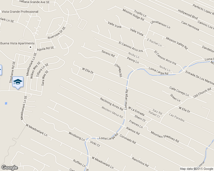 map of restaurants, bars, coffee shops, grocery stores, and more near 160 Sandia View Road in Corrales