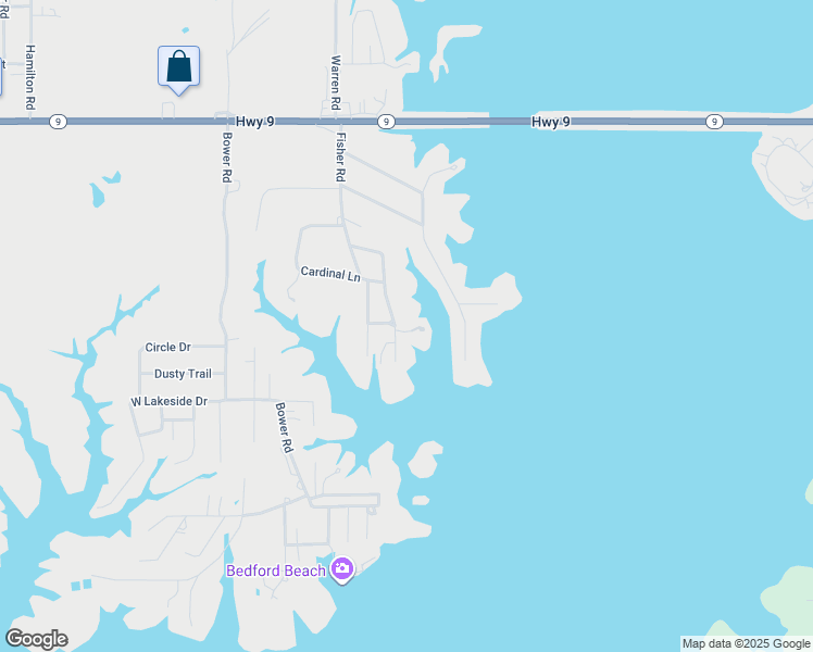 map of restaurants, bars, coffee shops, grocery stores, and more near 218 Blue Jay Terrace in Eufaula