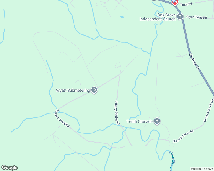 map of restaurants, bars, coffee shops, grocery stores, and more near 625 Johnny Stiefel Road in Sequatchie