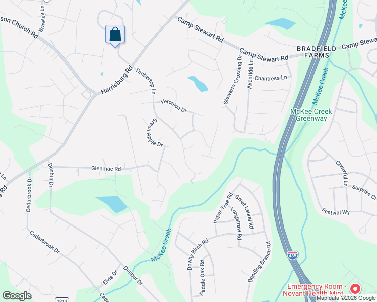 map of restaurants, bars, coffee shops, grocery stores, and more near in Charlotte