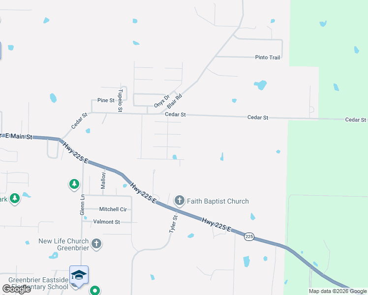 map of restaurants, bars, coffee shops, grocery stores, and more near 53 Cedar Street in Greenbrier