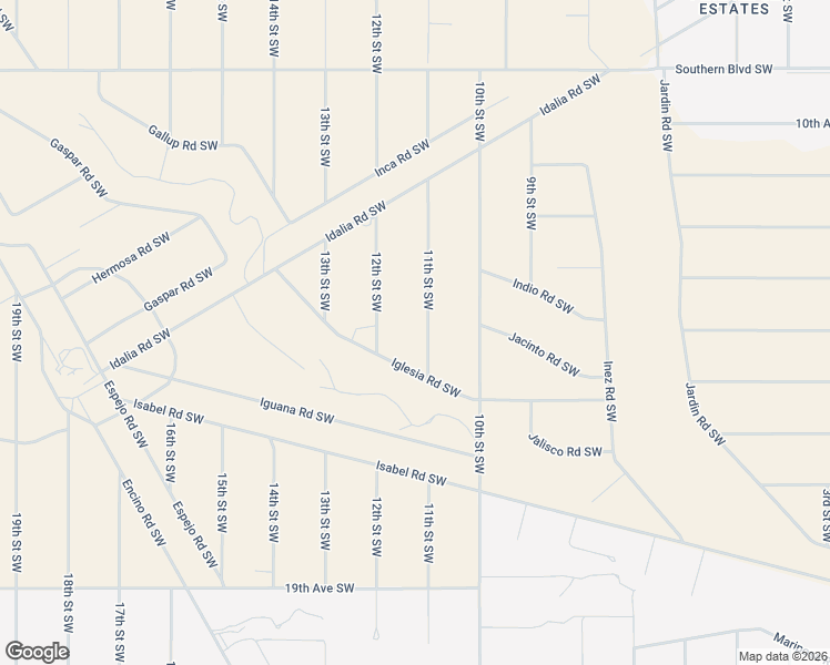 map of restaurants, bars, coffee shops, grocery stores, and more near 1501 11th Street Southwest in Rio Rancho