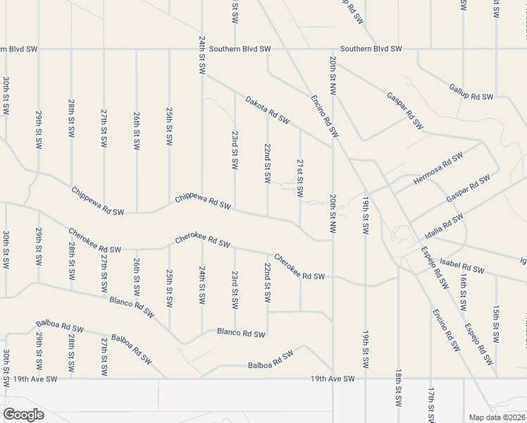 map of restaurants, bars, coffee shops, grocery stores, and more near 1429 22nd Street Southwest in Rio Rancho