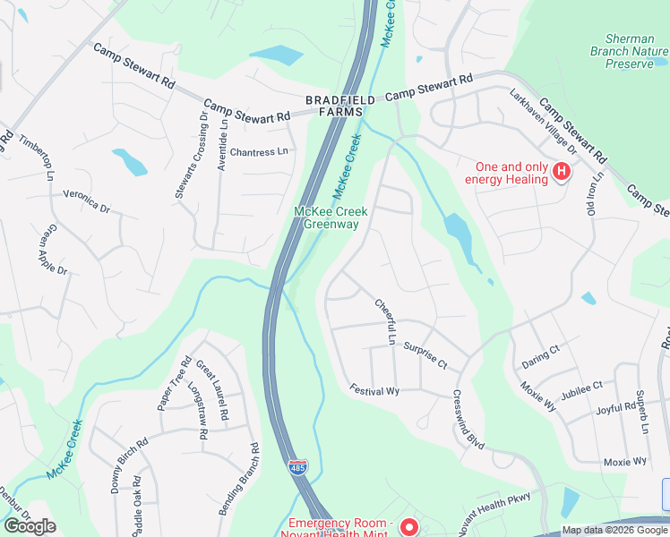 map of restaurants, bars, coffee shops, grocery stores, and more near 8723 Festival Way in Charlotte