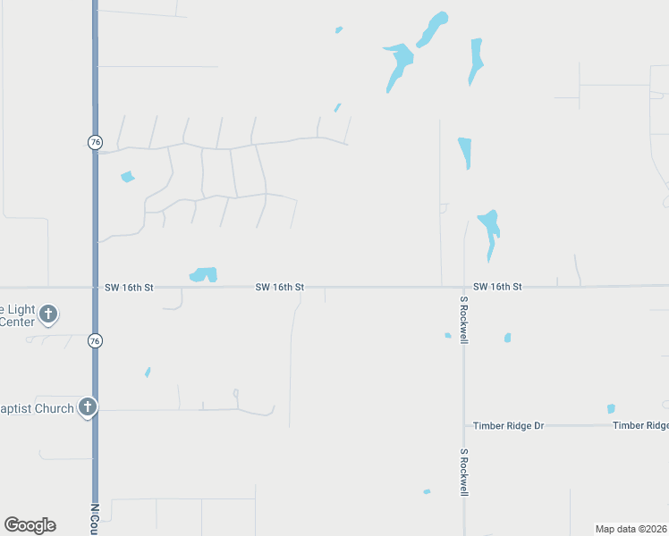 map of restaurants, bars, coffee shops, grocery stores, and more near 2801 Southwest 16th Street in Newcastle