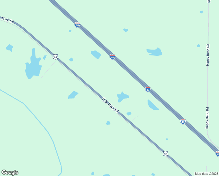 map of restaurants, bars, coffee shops, grocery stores, and more near 17393 U.S. 64 in Atkins