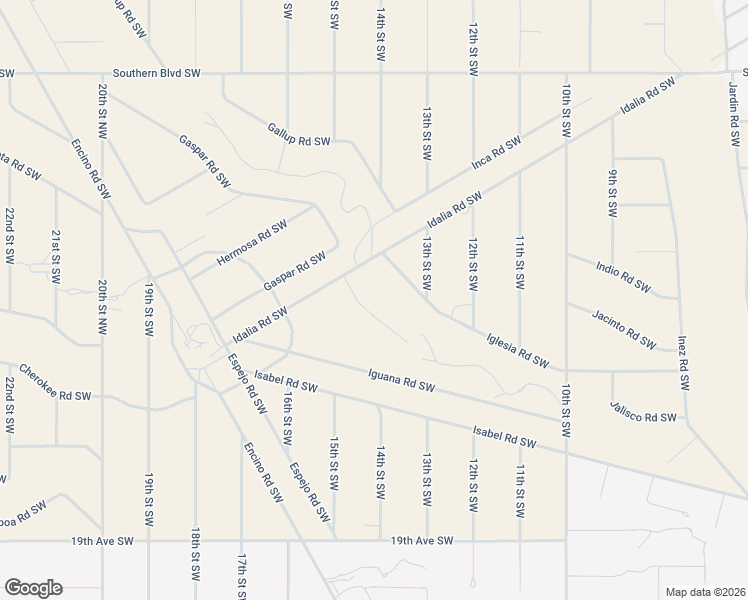 map of restaurants, bars, coffee shops, grocery stores, and more near 1408 Ignacio Road Southwest in Rio Rancho